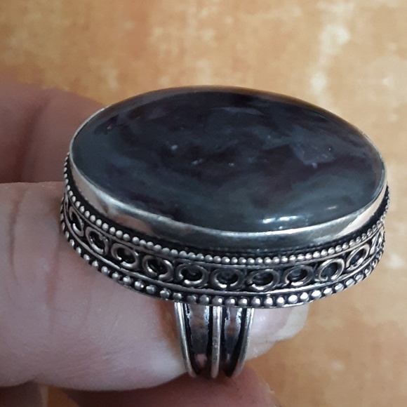 New Fluorite 925 Silver Ring. - Picture 3 of 8